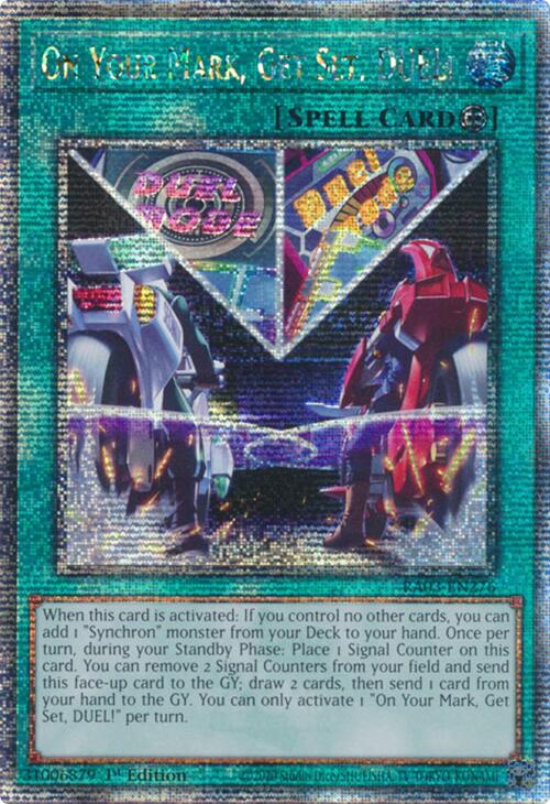 On Your Mark, Get Set, DUEL! (Quarter Century Secret Rare) [RA03-EN276] Quarter Century Secret Rare