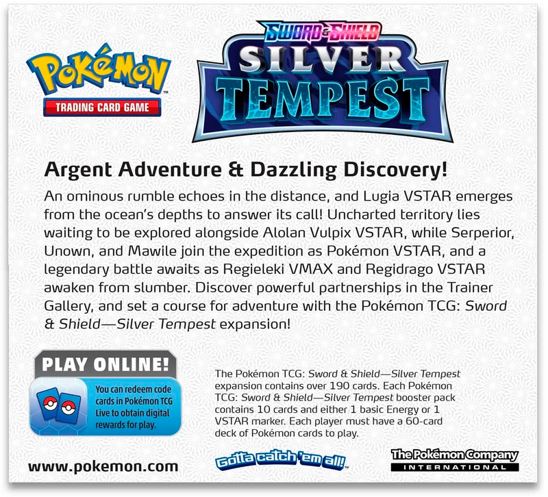 Sword & Shield: Silver Tempest - Booster Box Pokémon