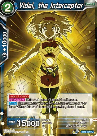 Videl, the Interceptor (BT16-034) [Realm of the Gods] Dragon Ball Super