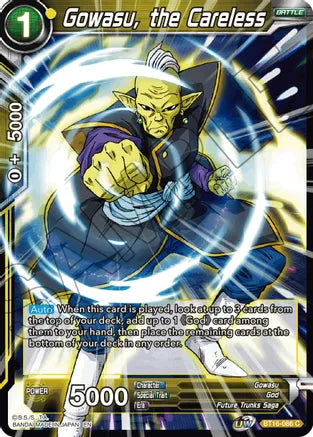 Gowasu, the Careless (BT16-086) [Realm of the Gods] Dragon Ball Super