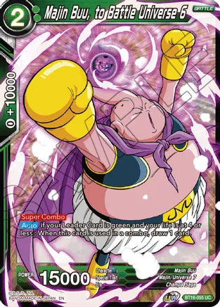 Majin Buu, to Battle Universe 6 (BT16-055) [Realm of the Gods] Dragon Ball Super