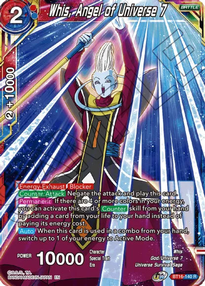 Whis, Angel of Universe 7 (BT16-140) [Realm of the Gods] Dragon Ball Super