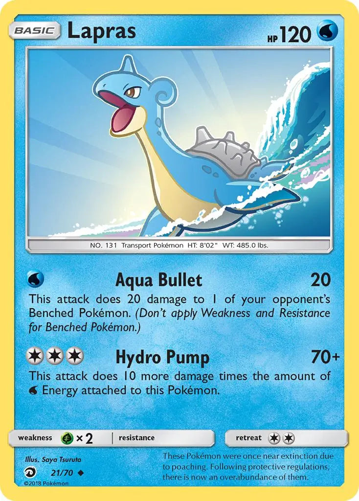 Lapras (21/70) [Sun & Moon: Dragon Majesty] Pokémon