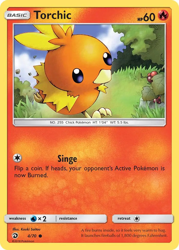 Torchic (4/70) [Sun & Moon: Dragon Majesty] Pokémon