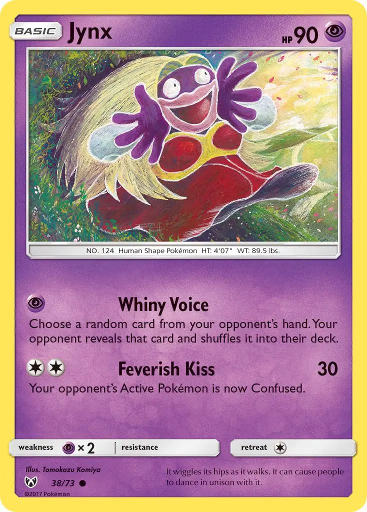 Jynx (38/73) [Sun & Moon: Shining Legends] Pokémon