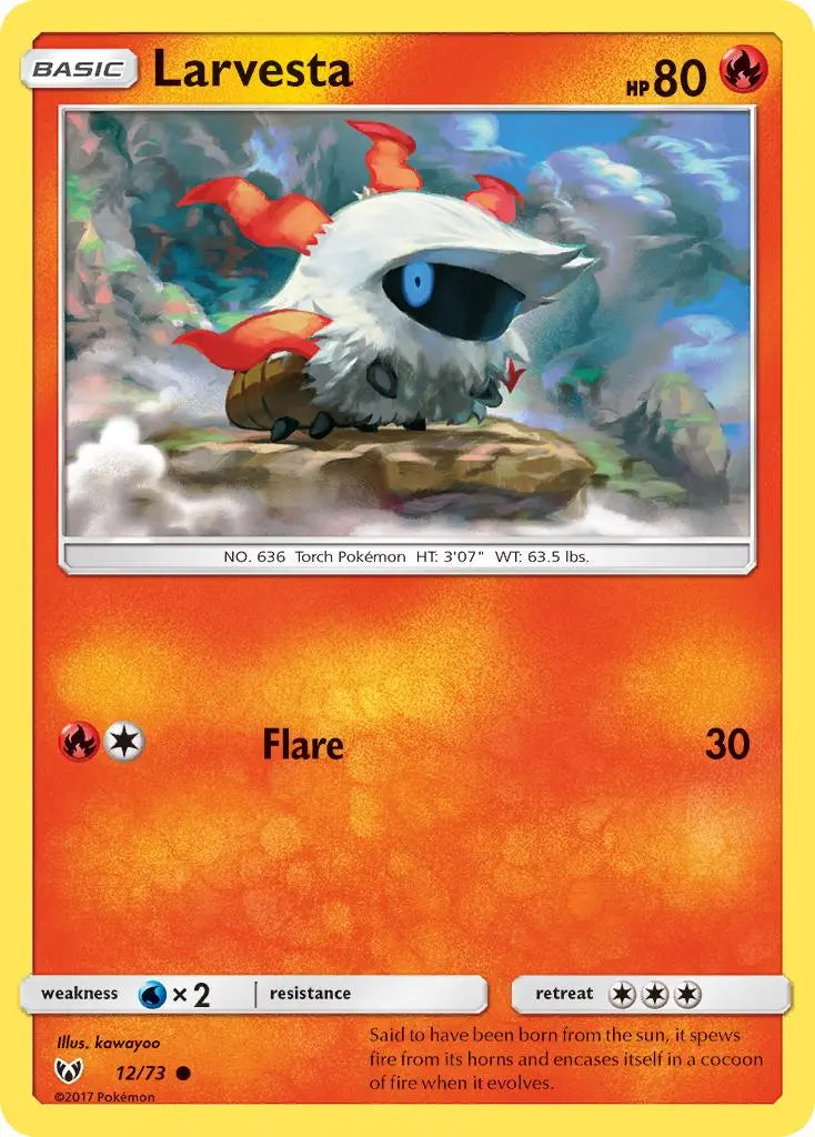 Larvesta (12/73) [Sun & Moon: Shining Legends] Pokémon