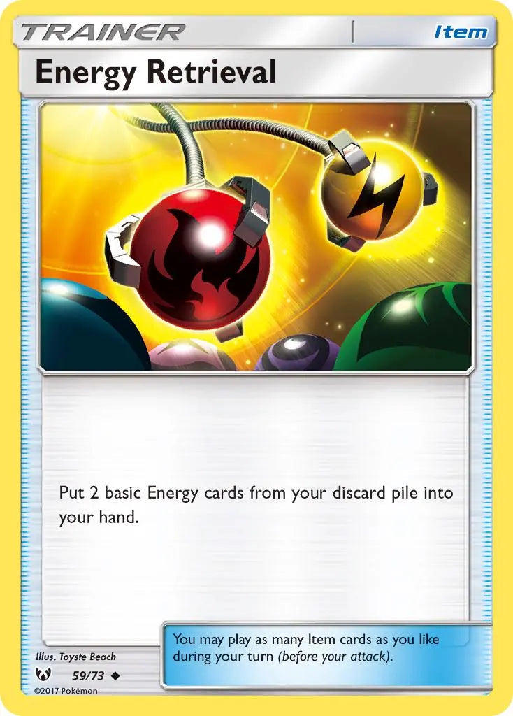 Energy Retrieval (59/73) [Sun & Moon: Shining Legends] Pokémon