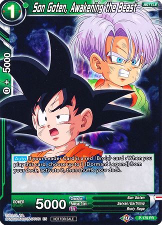 Son Goten, Awakening the Beast (P-179) [Promotion Cards] Dragon Ball Super