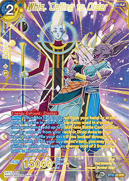 Whis, Calling to Order (SPR) (BT16-131) [Realm of the Gods] Dragon Ball Super