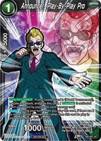 Announcer, Play-By-Play Pro (Event Pack 05) (TB2-067) [Promotion Cards] Dragon Ball Super