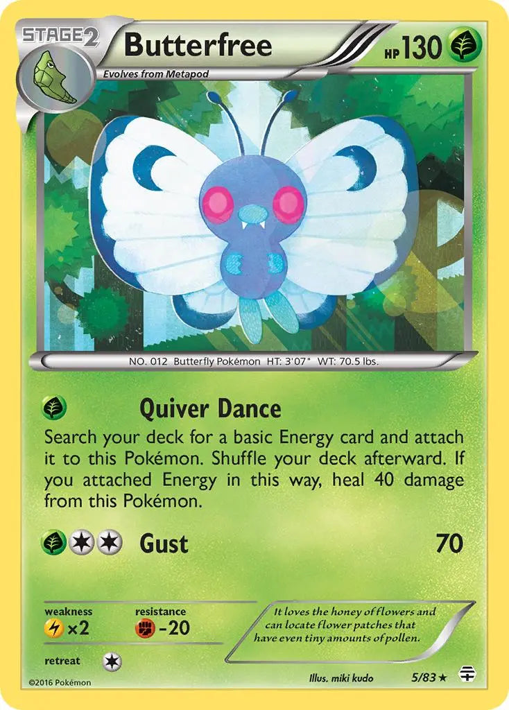 Butterfree (5/83) [XY: Generations] Pokémon