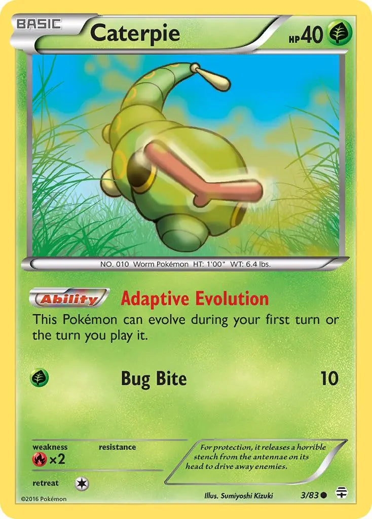 Caterpie (3/83) [XY: Generations] Pokémon