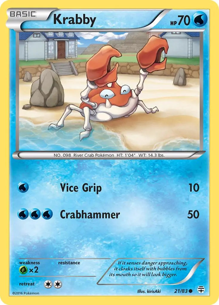 Krabby (21/83) [XY: Generations] Pokémon