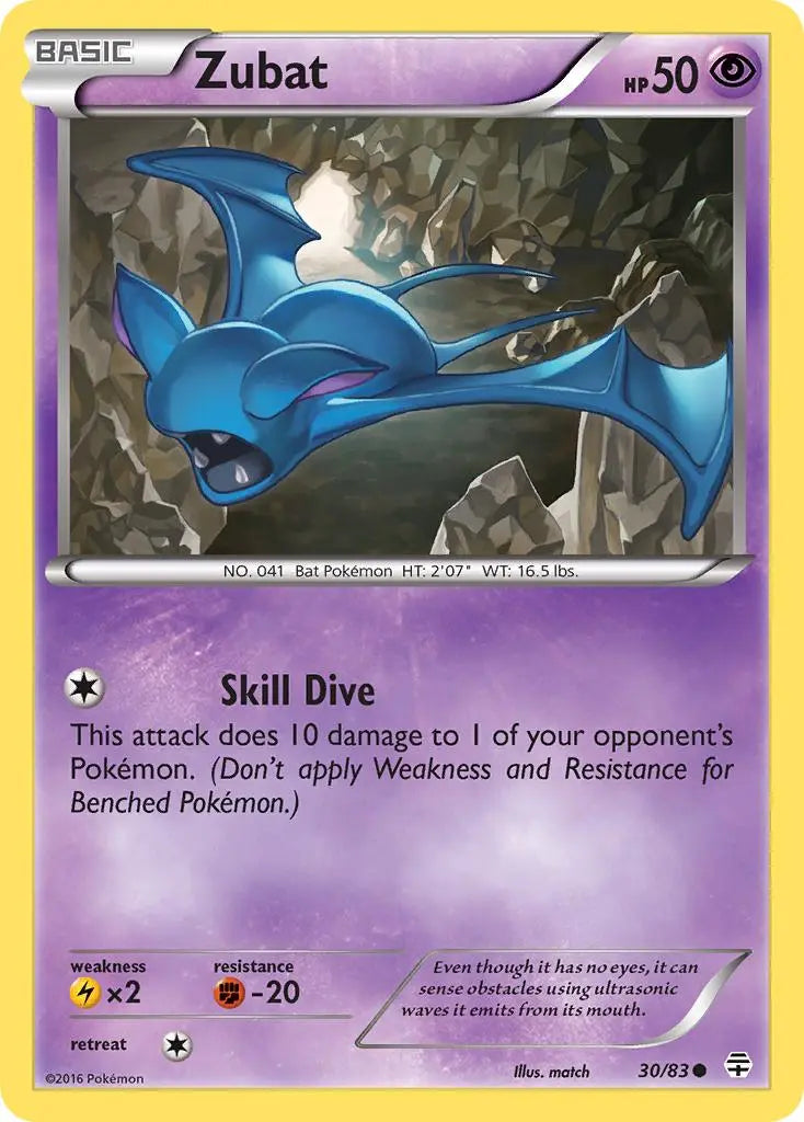 Zubat (30/83) [XY: Generations] Pokémon