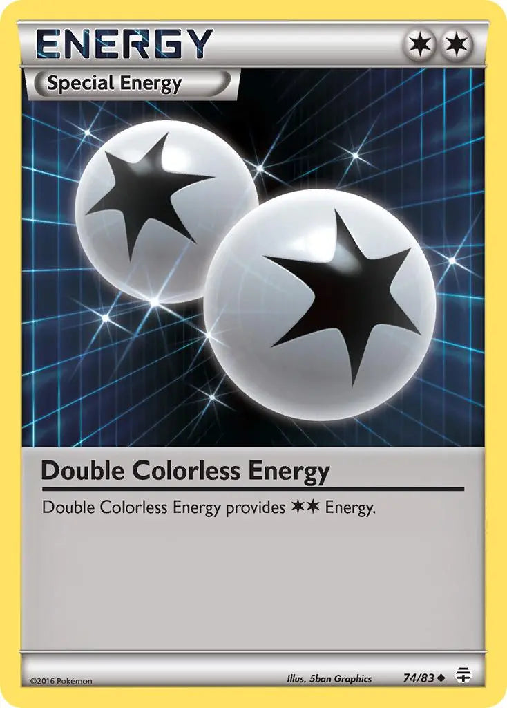 Double Colorless Energy (74/83) [XY: Generations] Pokémon