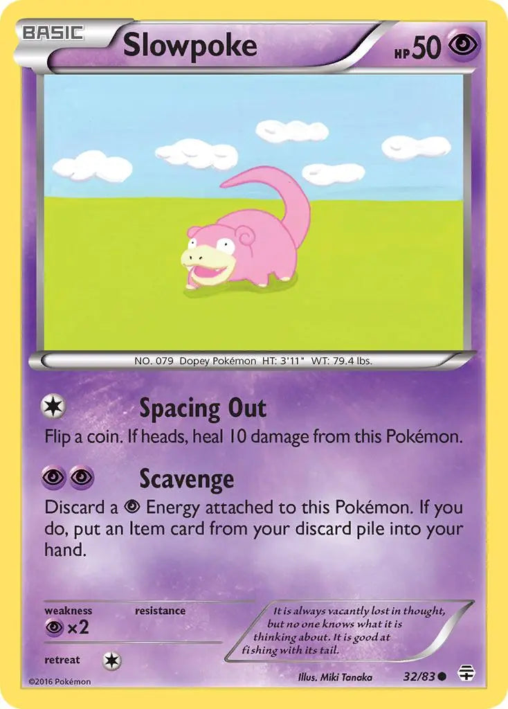 Slowpoke (32/83) [XY: Generations] Pokémon