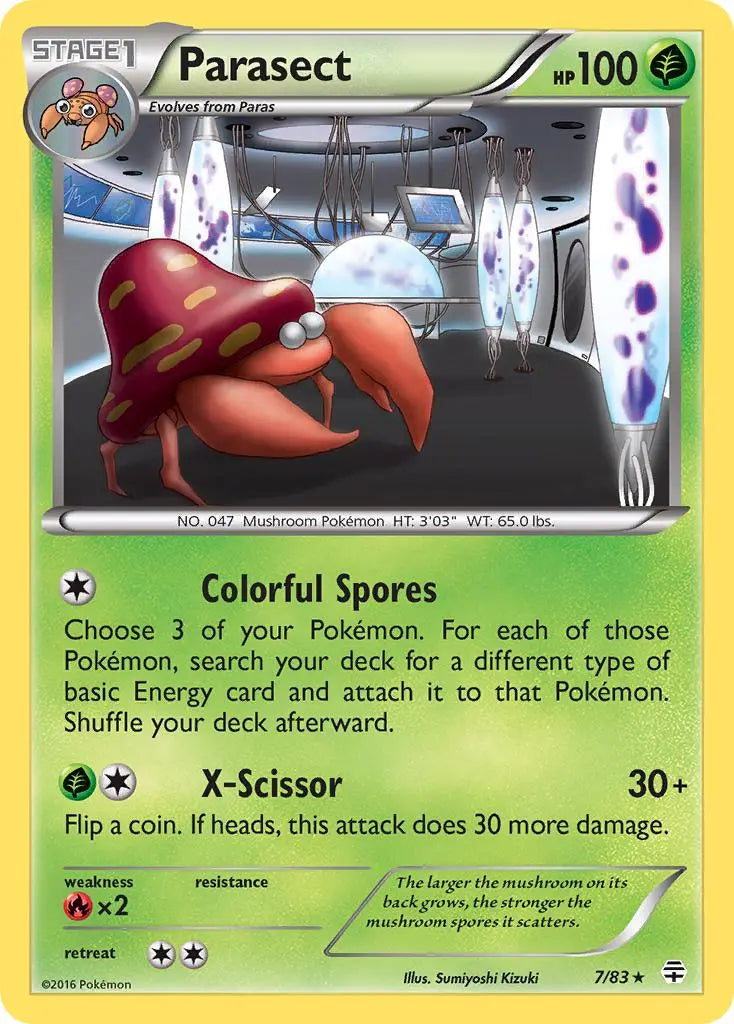 Parasect (7/83) [XY: Generations] Pokémon