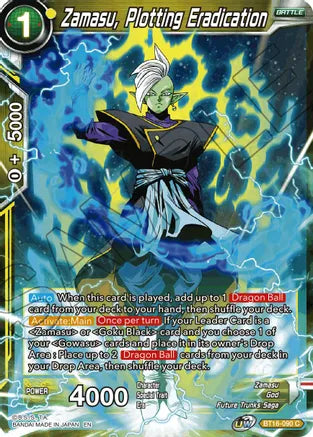 Zamasu, Plotting Eradication (BT16-090) [Realm of the Gods] Dragon Ball Super