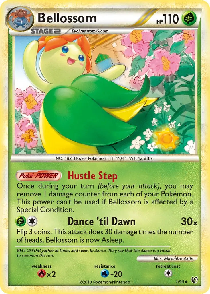 Bellossom (1/90) (Theme Deck Exclusive) [HeartGold & SoulSilver: Undaunted] Pokémon