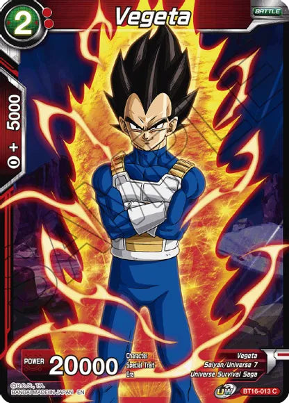 Vegeta (BT16-013) (BT16-013) [Realm of the Gods] Dragon Ball Super