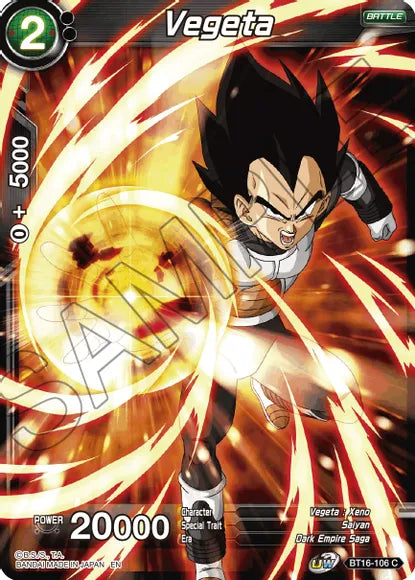 Vegeta (BT16-106) (BT16-106) [Realm of the Gods] Dragon Ball Super