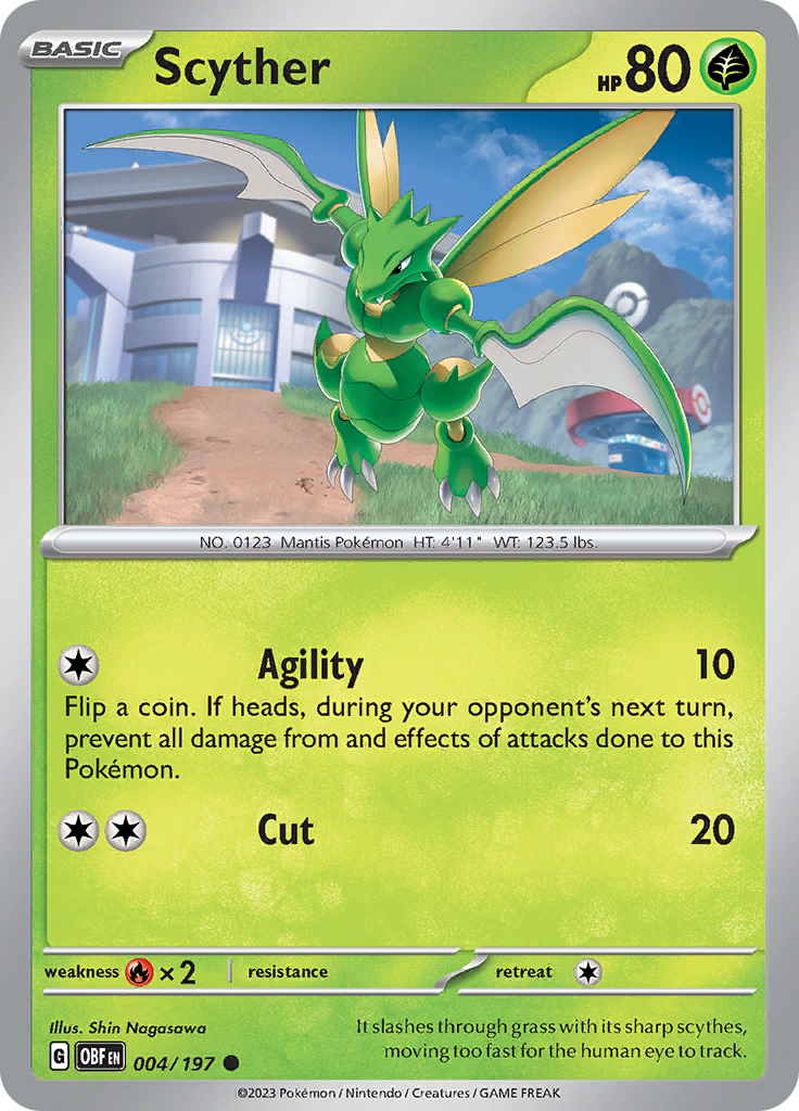 Scyther (004/197) [Scarlet & Violet: Obsidian Flames]