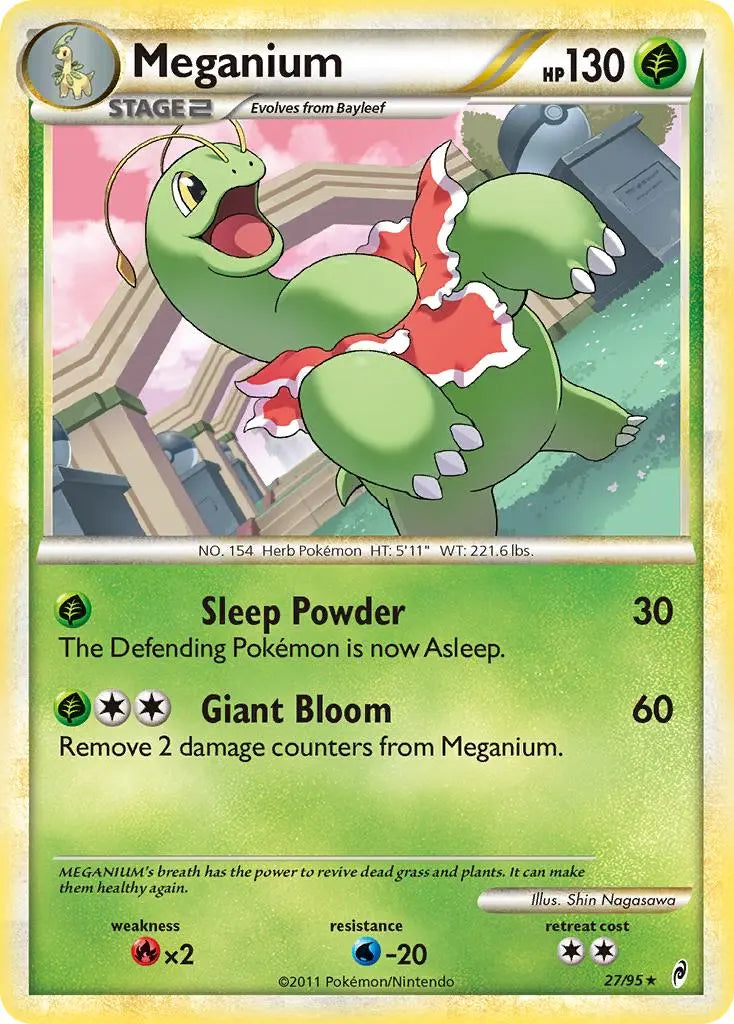 Meganium (27/95) [HeartGold & SoulSilver: Call of Legends] Pokémon