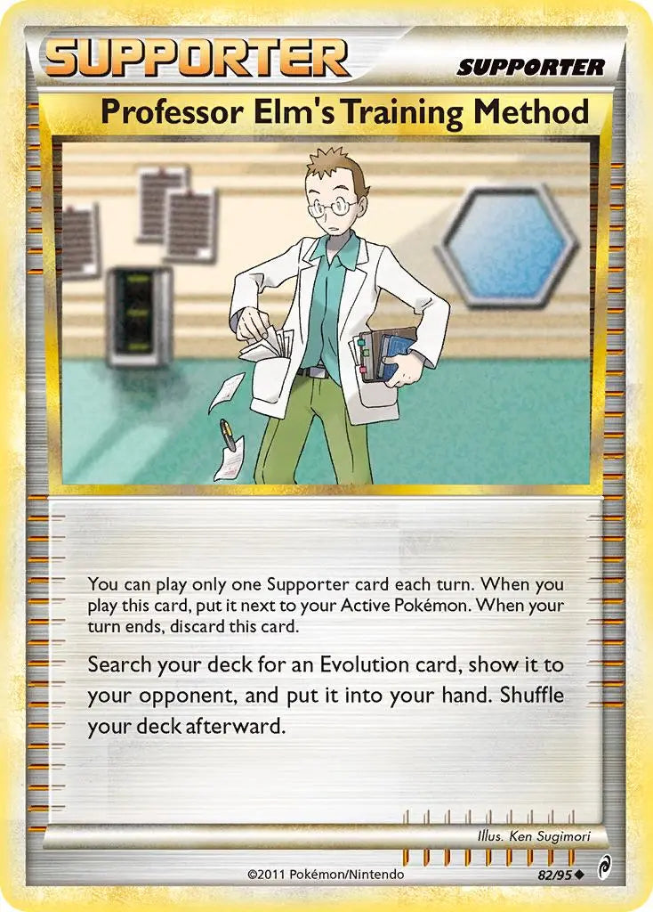 Professor Elm's Training Method (82/95) [HeartGold & SoulSilver: Call of Legends] Pokémon