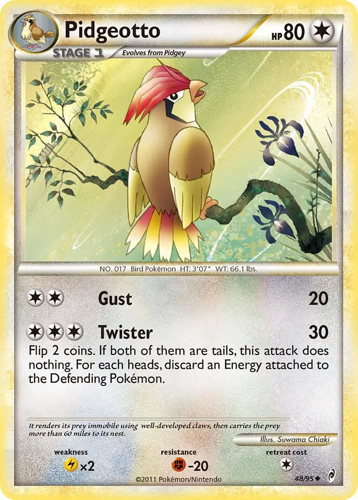 Pidgeotto (48/95) [HeartGold & SoulSilver: Call of Legends] Pokémon