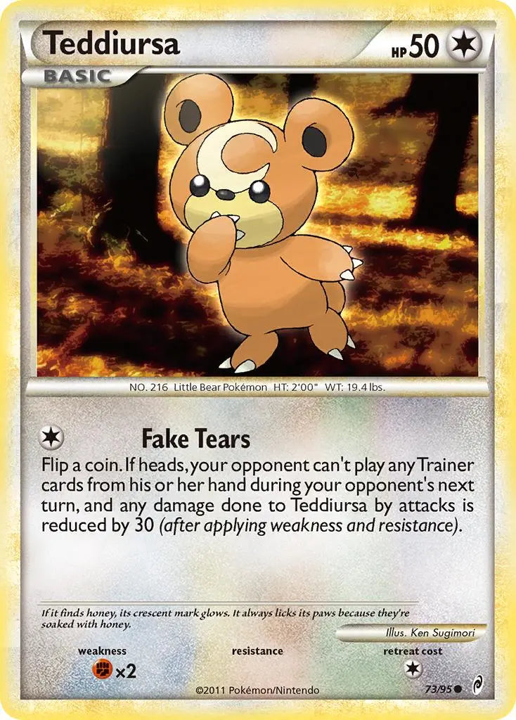 Teddiursa (73/95) [HeartGold & SoulSilver: Call of Legends] Pokémon