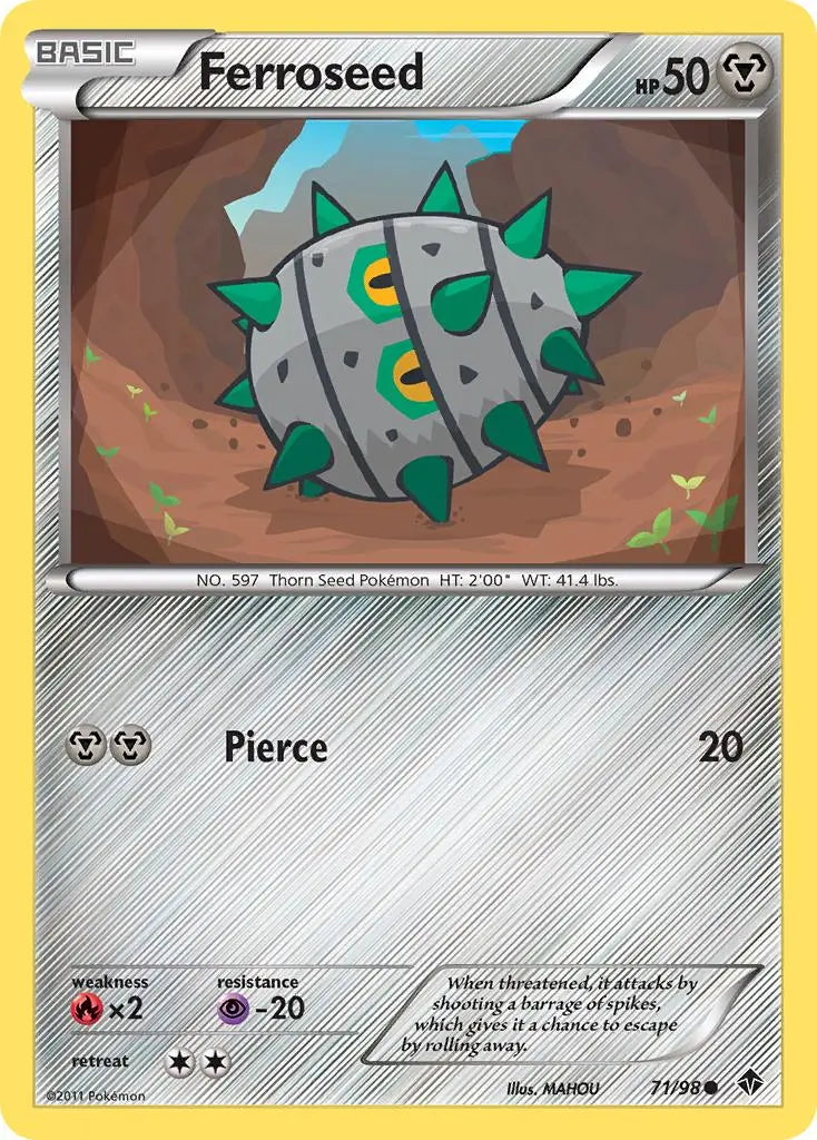 Ferroseed (71/98) [Black & White: Emerging Powers] Pokémon