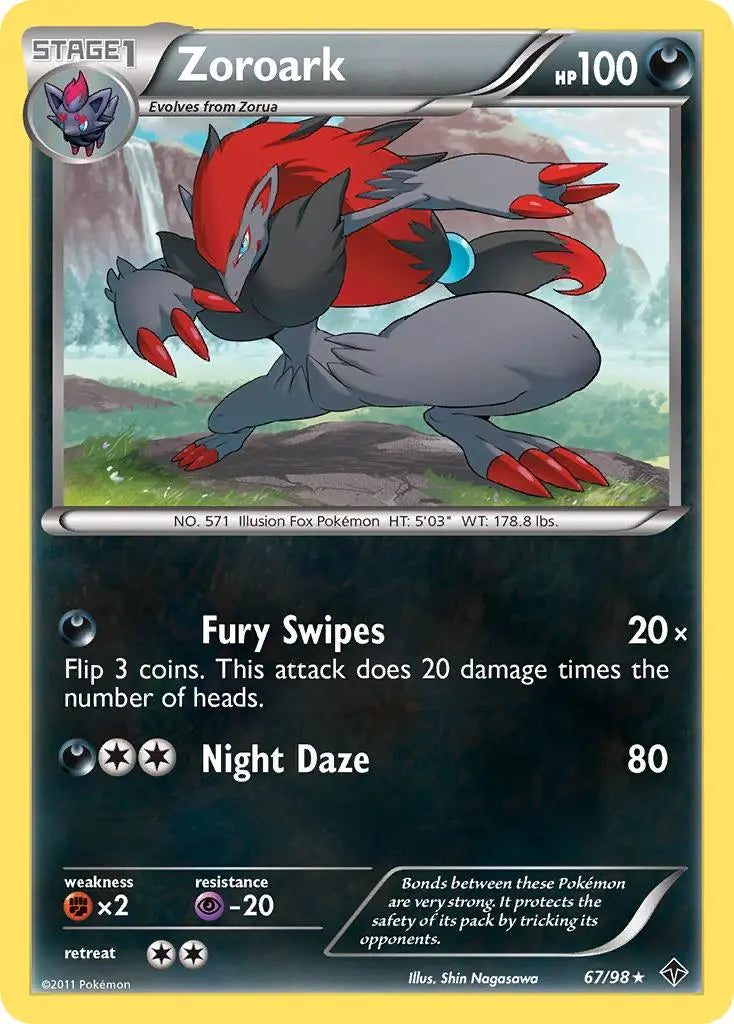 Zoroark (67/98) [Black & White: Emerging Powers] Pokémon