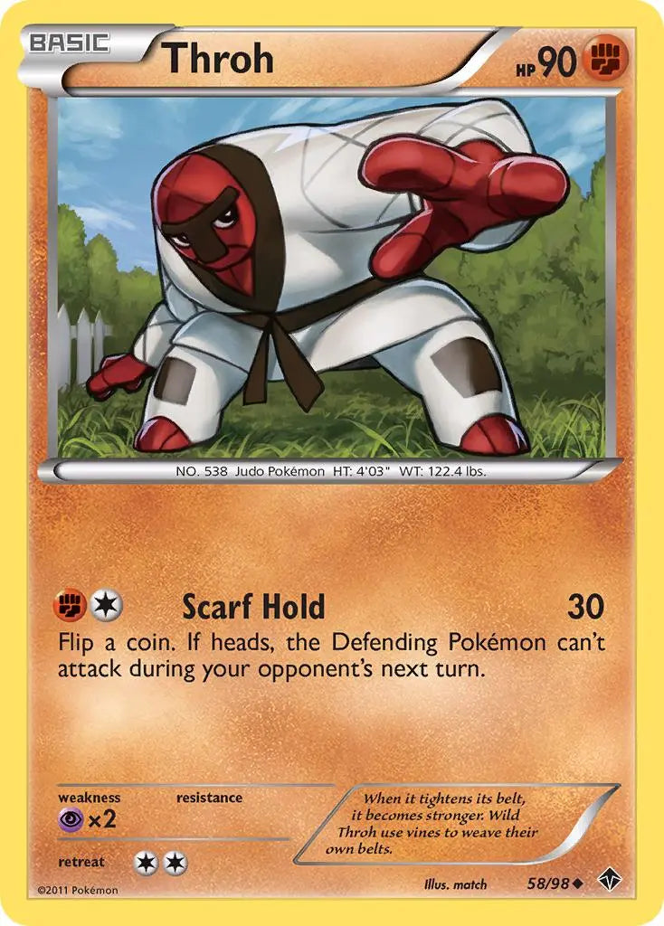 Throh (58/98) [Black & White: Emerging Powers] Pokémon