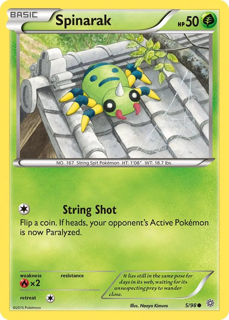 Spinarak (5/98) [XY: Ancient Origins] Pokémon