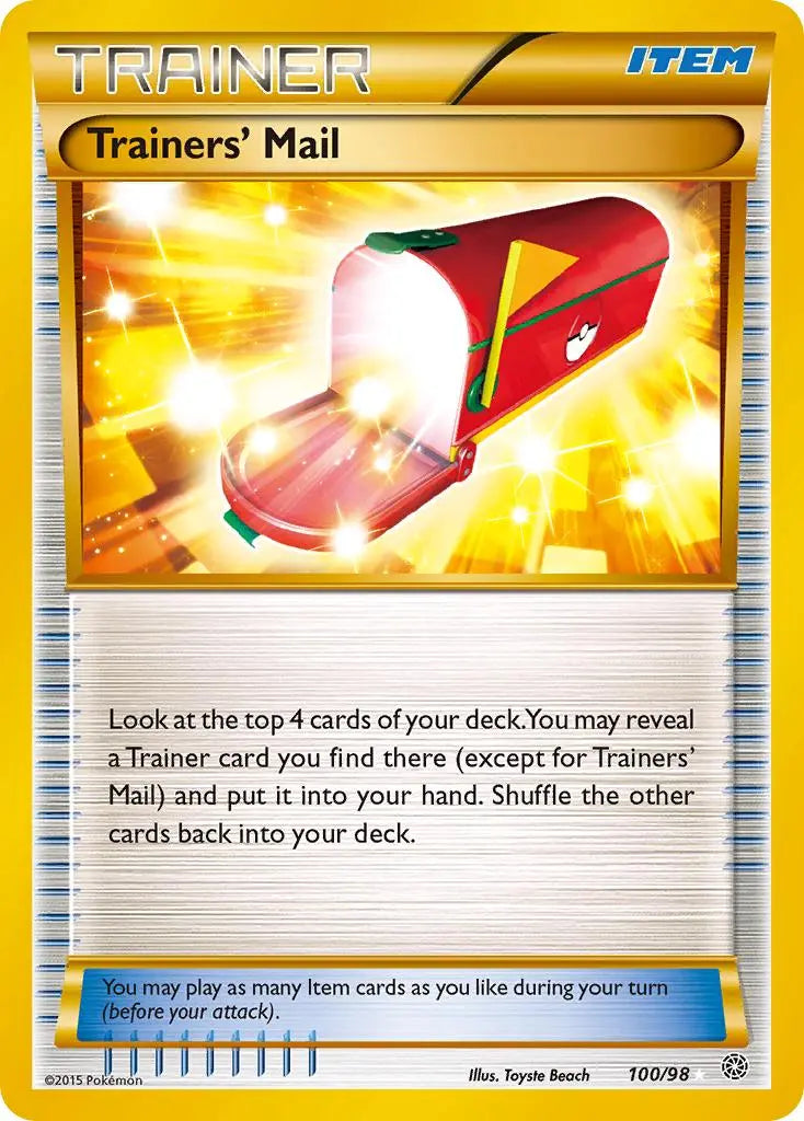 Trainers' Mail (100/98) [XY: Ancient Origins] Pokémon
