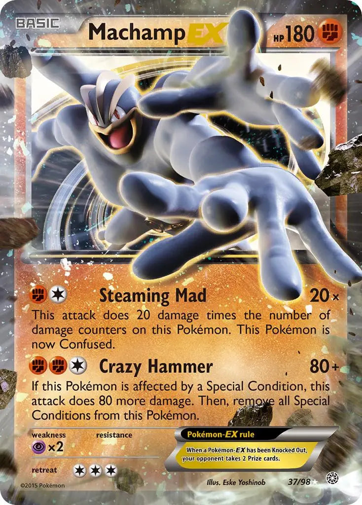 Machamp EX (37/98) [XY: Ancient Origins] Pokémon