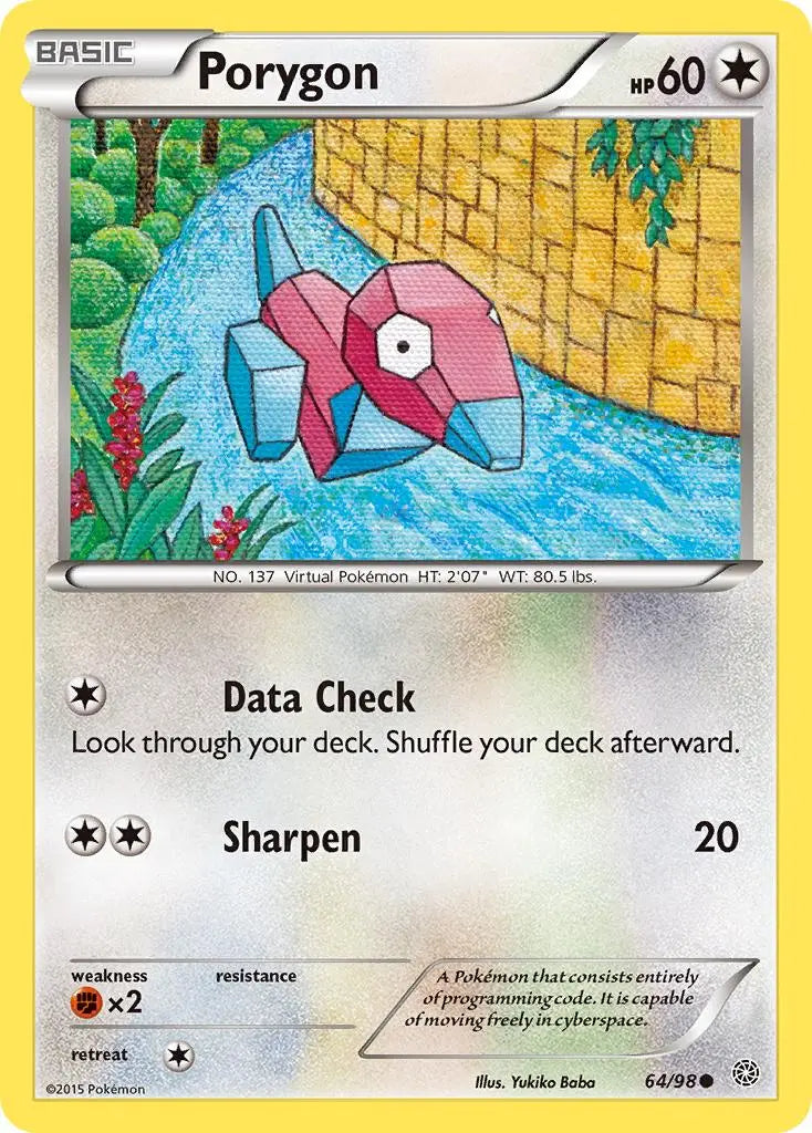 Porygon (64/98) [XY: Ancient Origins] Pokémon