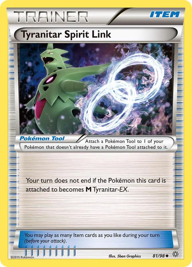 Tyranitar Spirit Link (81/98) [XY: Ancient Origins] Pokémon