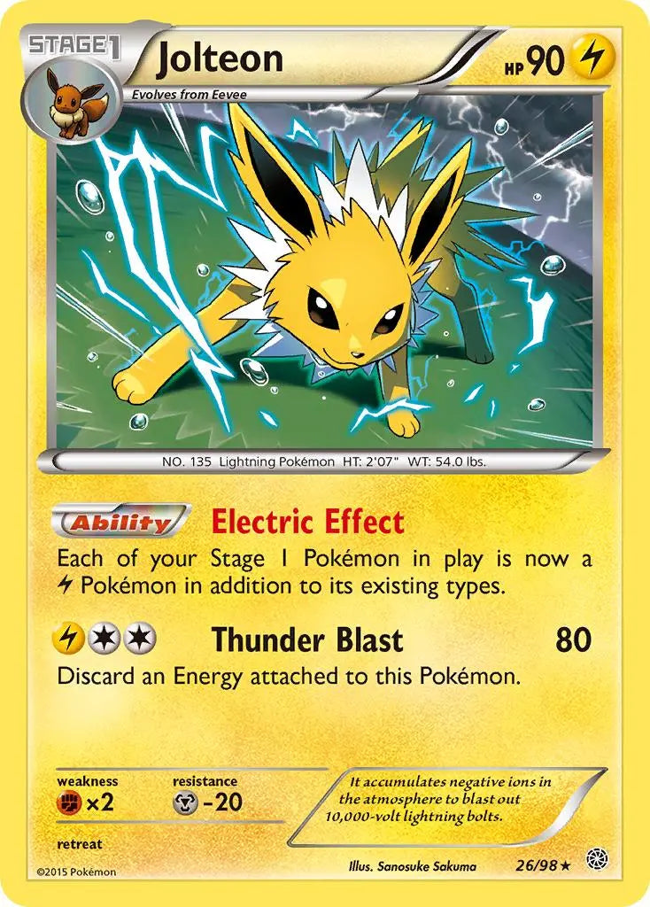 Jolteon (26/98) [XY: Ancient Origins] Pokémon