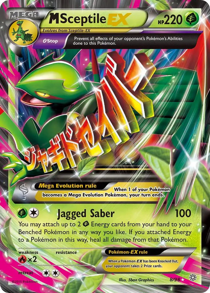 M Sceptile EX (8/98) [XY: Ancient Origins] Pokémon