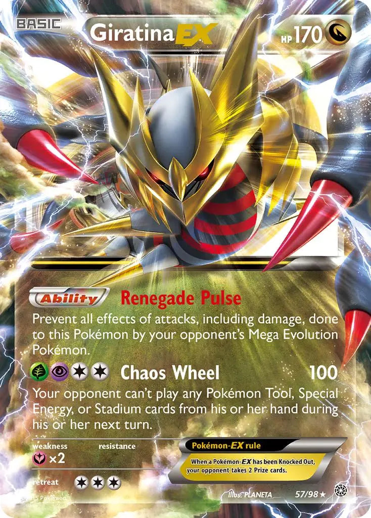 Giratina EX (57/98) [XY: Ancient Origins] Pokémon