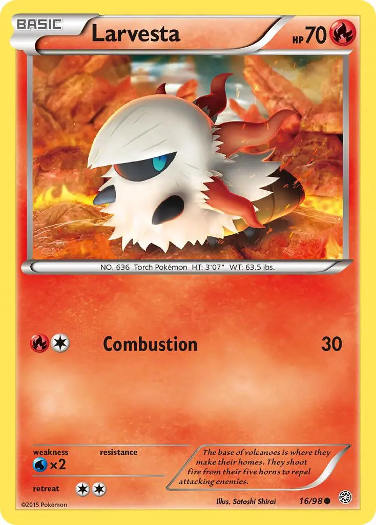 Larvesta (16/98) [XY: Ancient Origins] Pokémon
