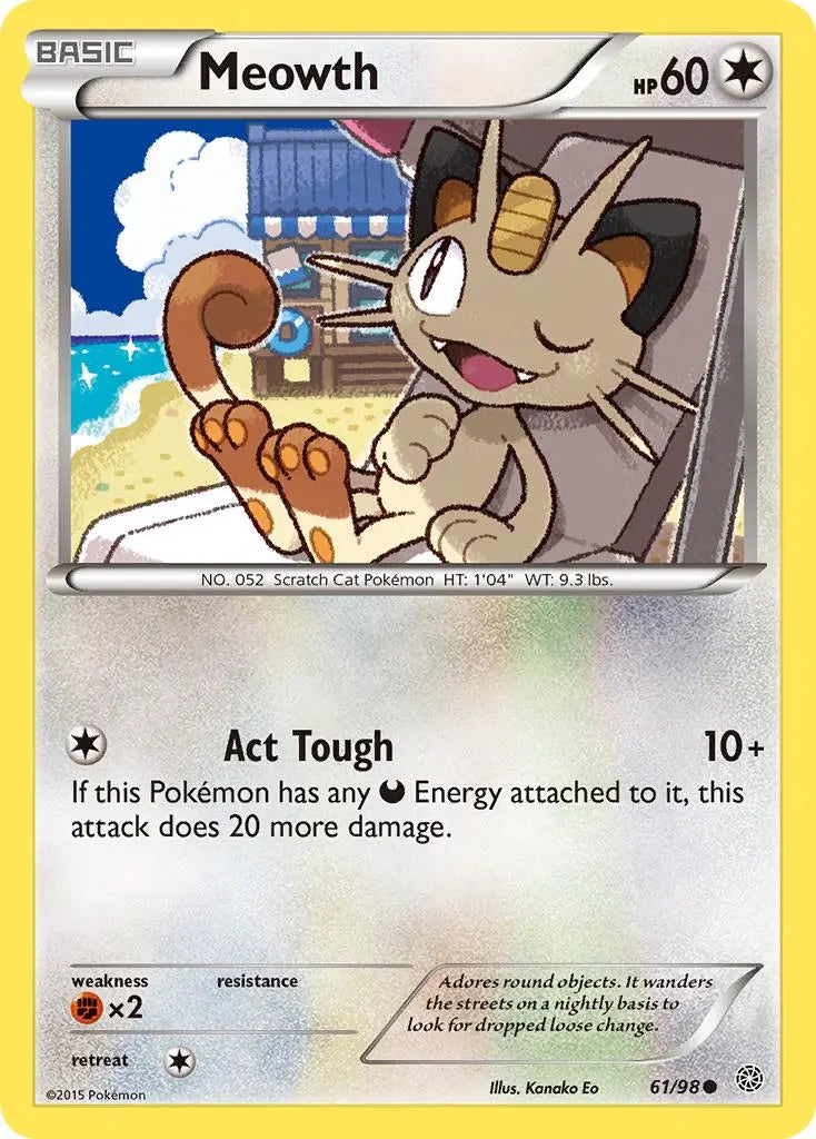 Meowth (61/98) [XY: Ancient Origins] Pokémon