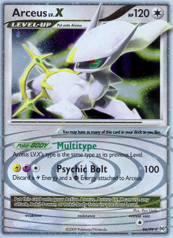Arceus LV.X (96/99) [Platinum: Arceus] Pokémon