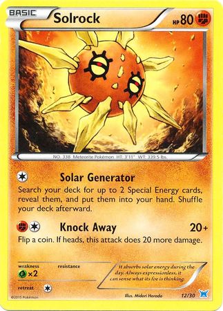 Solrock (12/30) [XY: Trainer Kit 2 - Latios] Pokémon