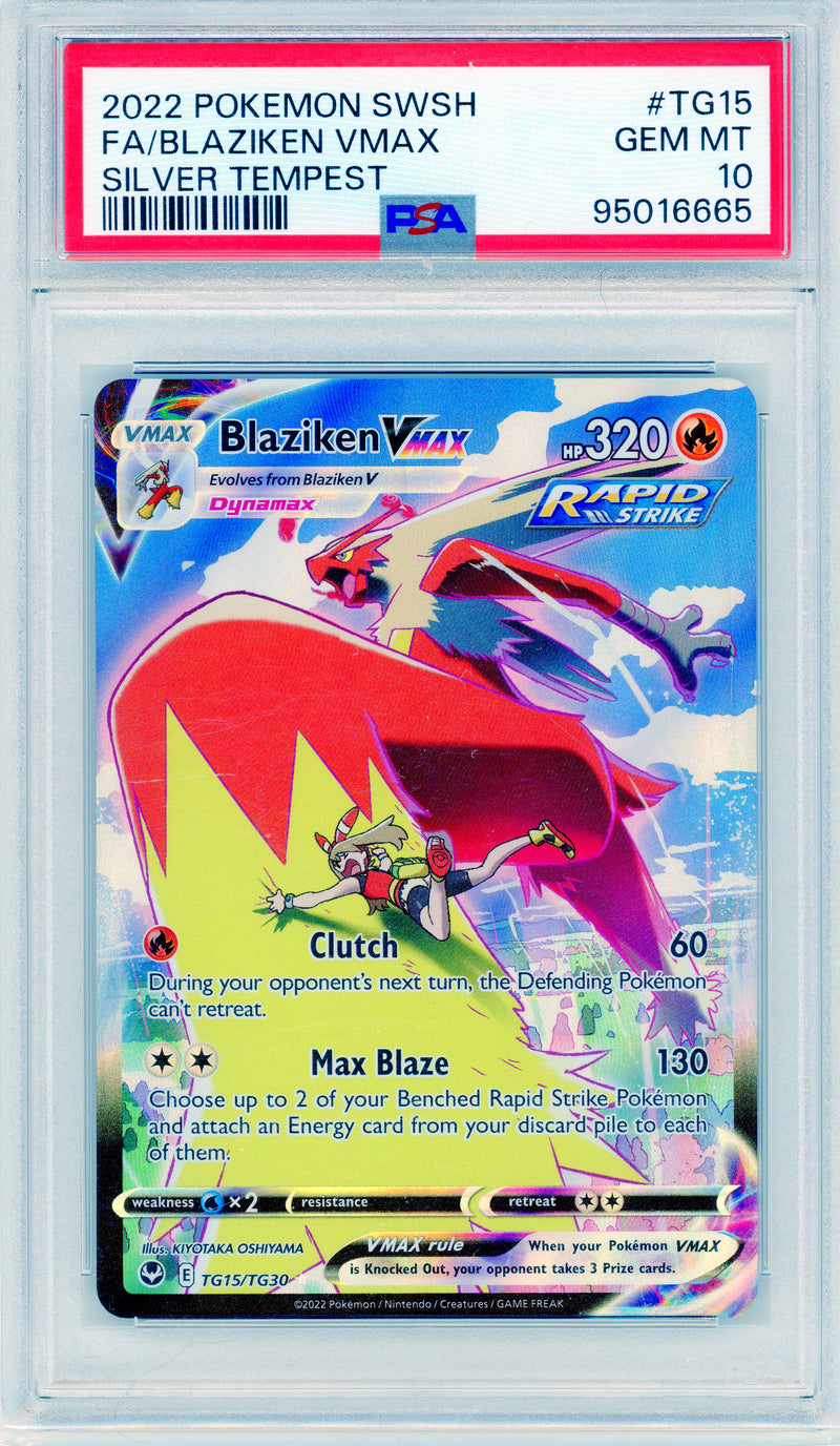 Blaziken VMAX - Silver Tempest - PSA 10