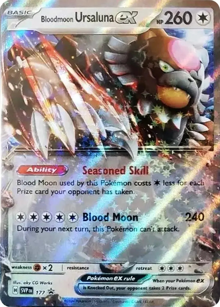 Bloodmoon Ursaluna ex (177) [Scarlet & Violet Promo Cards] Pokémon