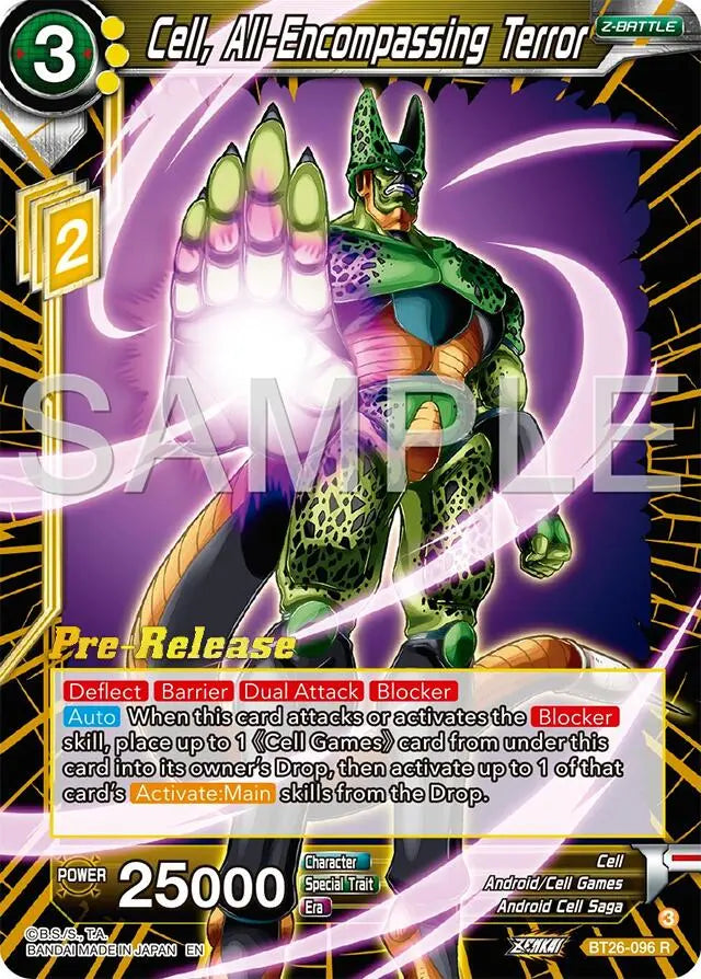 Cell, All-Encompassing Terror (BT26-096) [Ultimate Advent Prerelease Promos] Dragon Ball Super