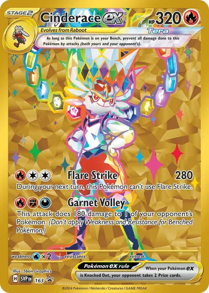 Cinderace ex (163) [Scarlet & Violet: Black Star Promos] Pokémon