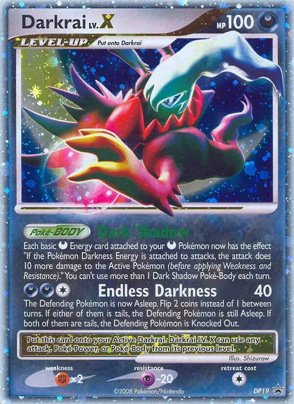 Darkrai LV.X (DP19) [Diamond & Pearl: Black Star Promos] Pokémon